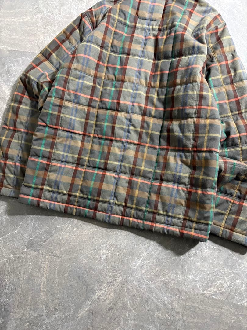 ジャケット・アウター Patagonia hooded quilting check jacket
