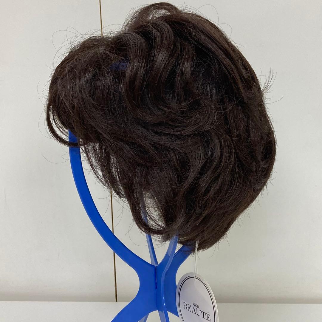 g344-52 プリシラ　オールウィッグ　人毛ミックス　総手植え　未使用