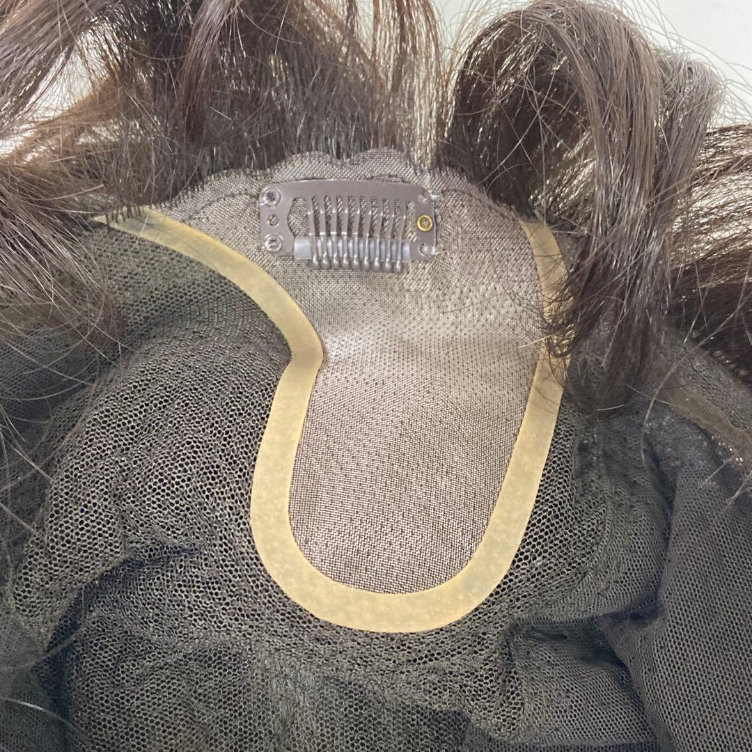 g344-52 プリシラ　オールウィッグ　人毛ミックス　総手植え　未使用