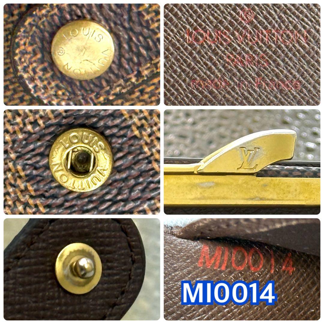 極上美品✨ルイヴィトン ダミエ ヴィエノワ がま口 コンパクト　財布 O11