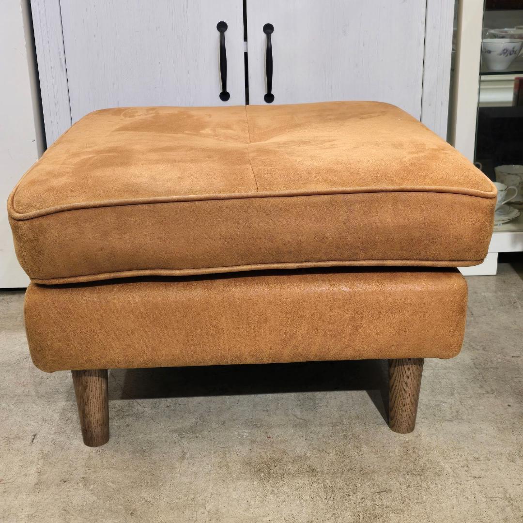i♡ 関家具 オットマン キャメル レザーテックス