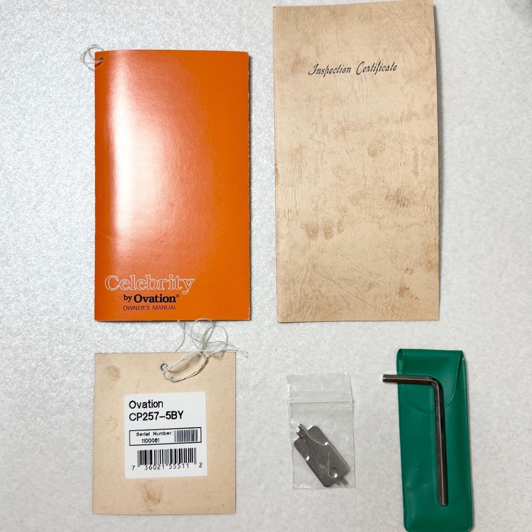 動作品 Ovation celebrity エレアコ CP257 ハードケース付