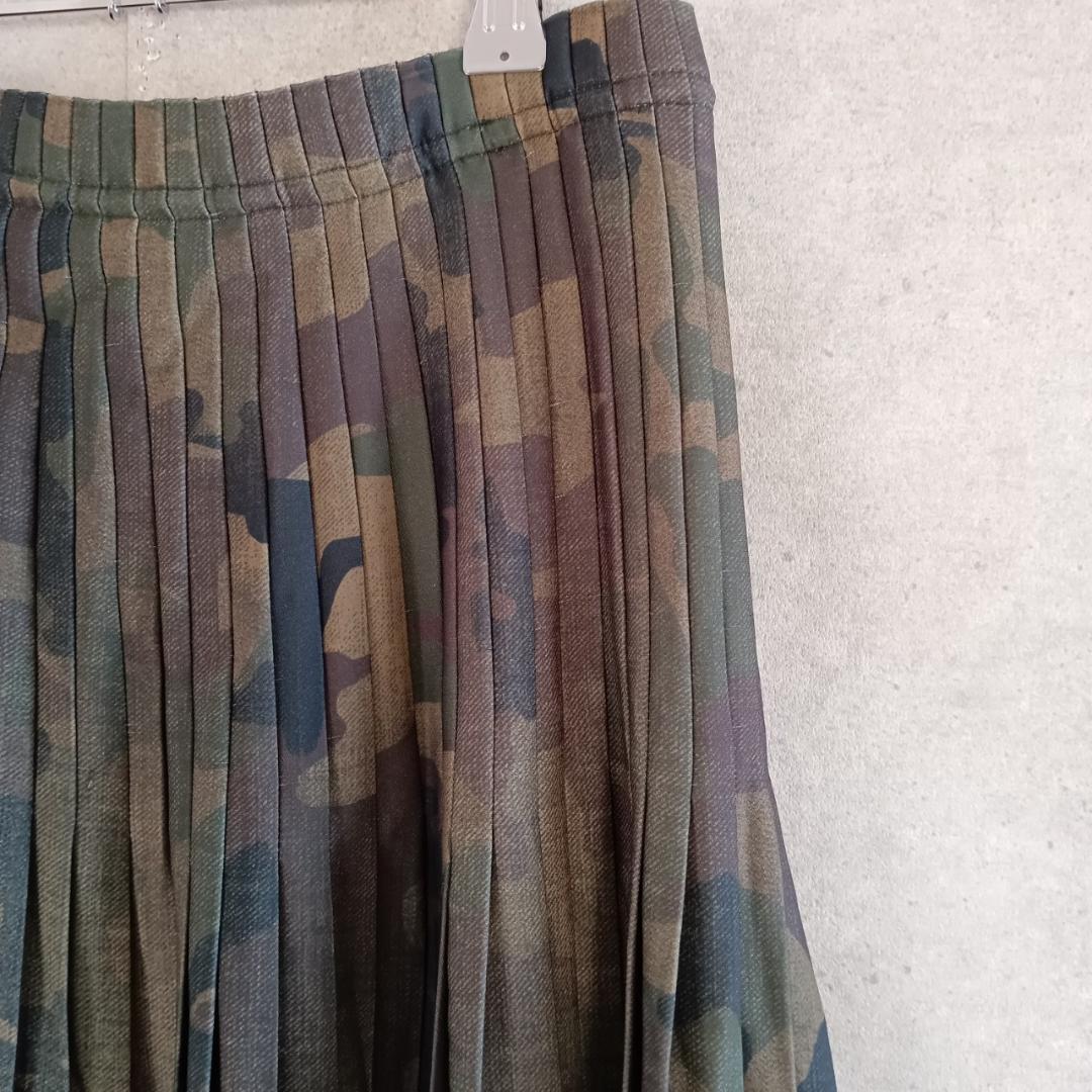 ERMANNO SCERVINO カモフラ プリーツスカート　X4363