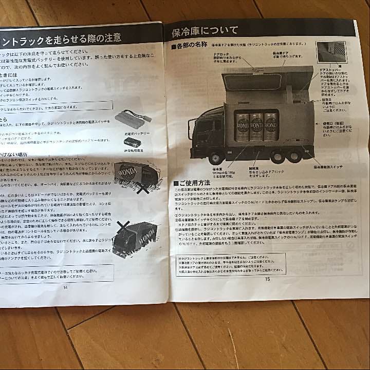 激レア【超プレミアム品】ワンダーラジコンカー保冷庫付きコンボイ