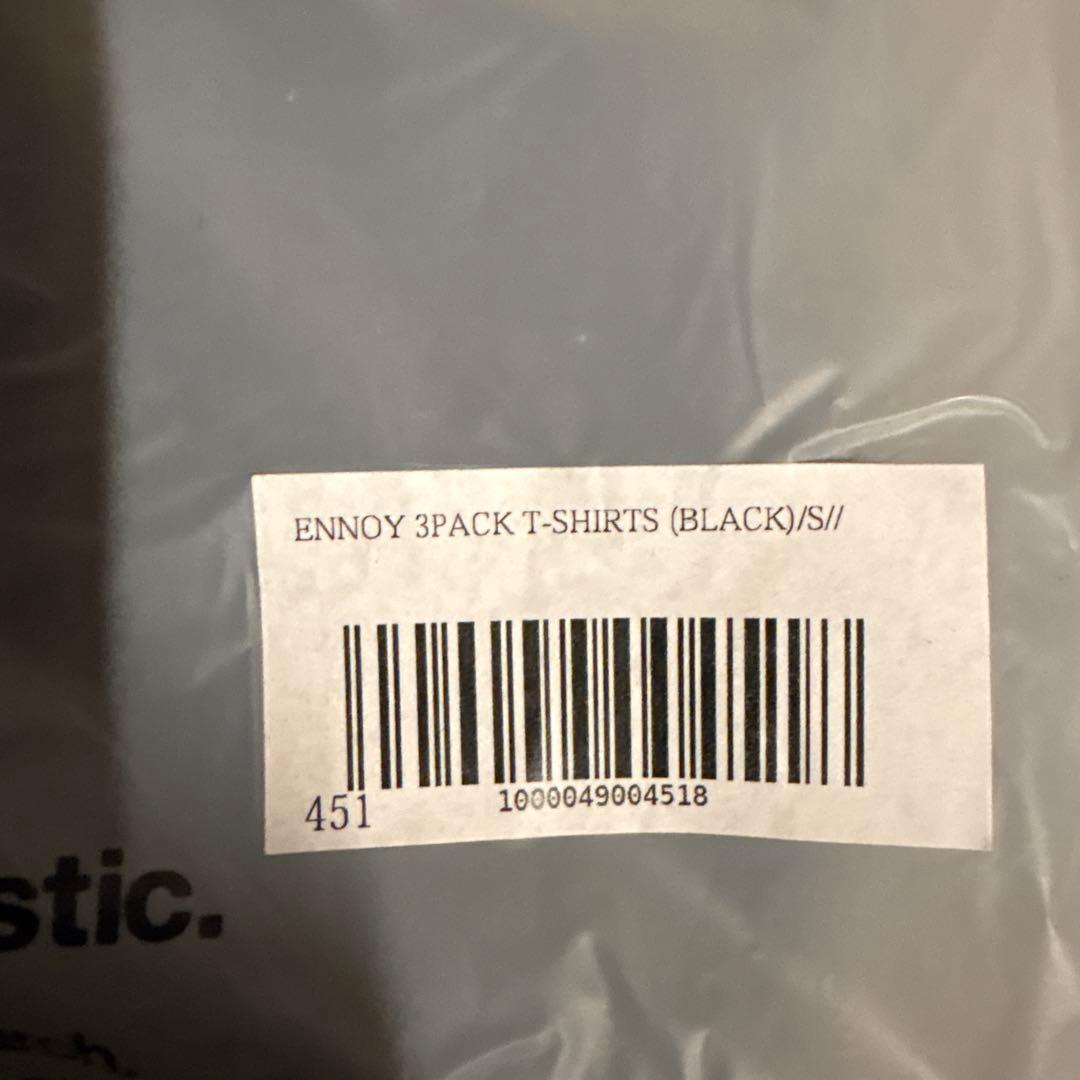 ENNOY T 3PACK 裾ロゴ　2枚　エンノイ　裾ロゴ　Tシャツ