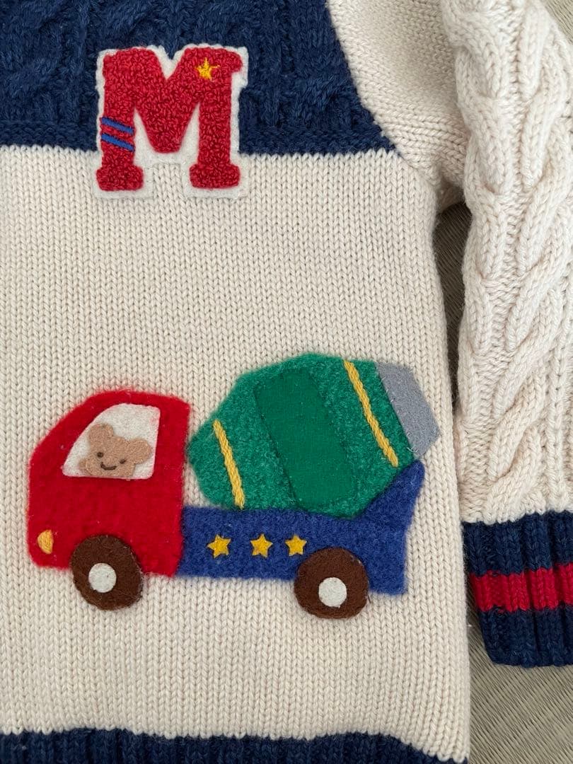 ミキハウス　ニットジャンパー　80