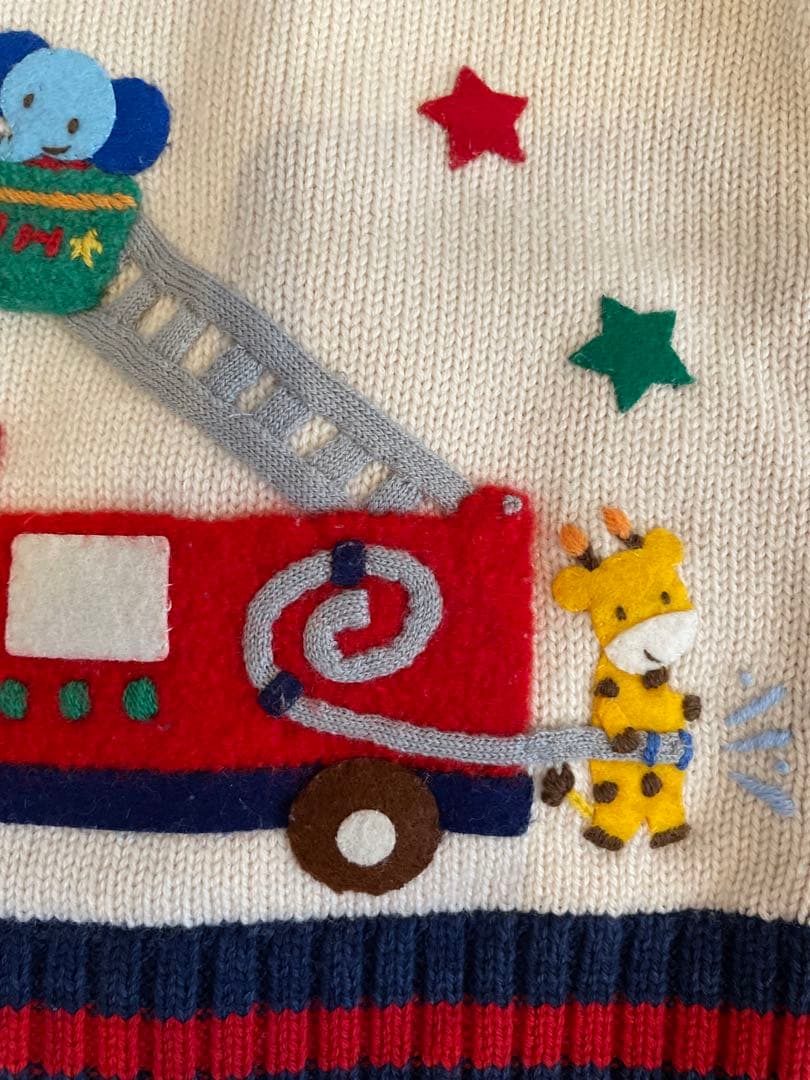 ミキハウス　ニットジャンパー　80