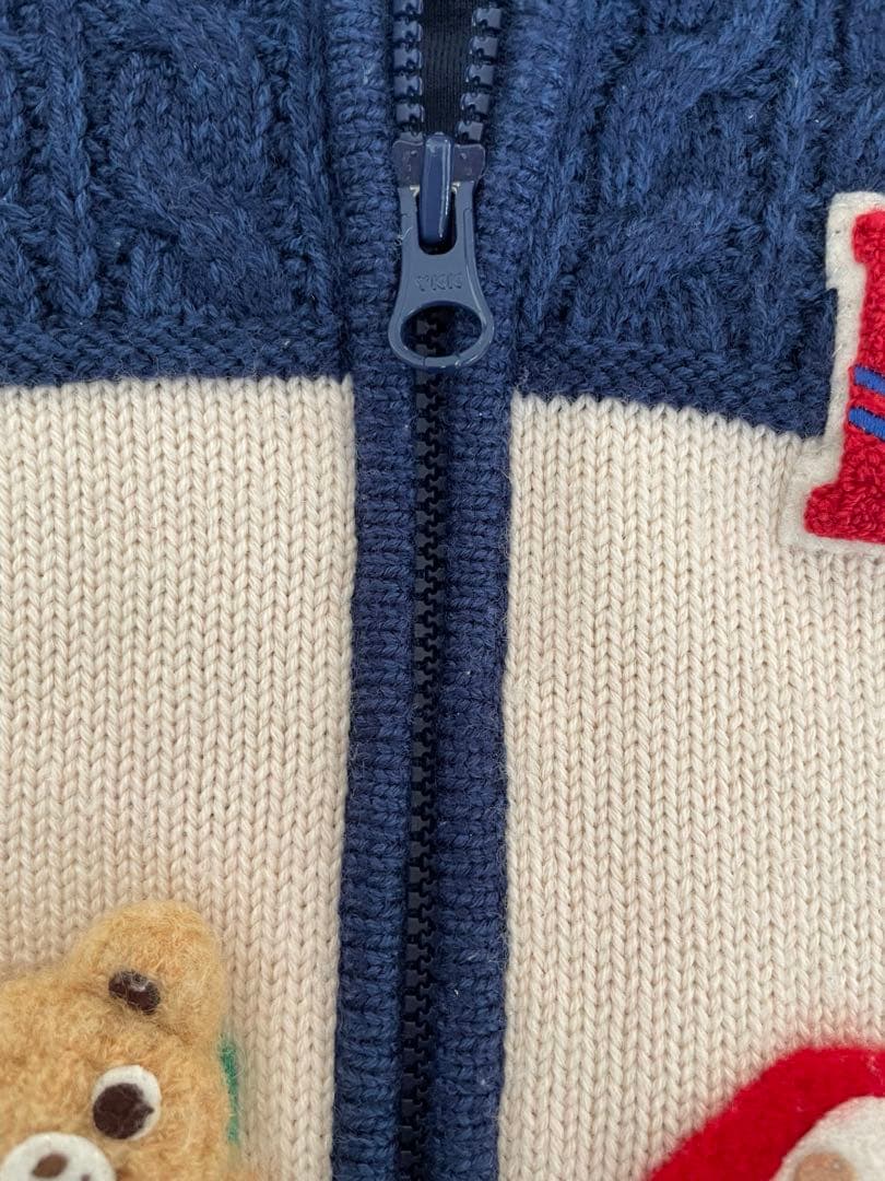 ミキハウス　ニットジャンパー　80