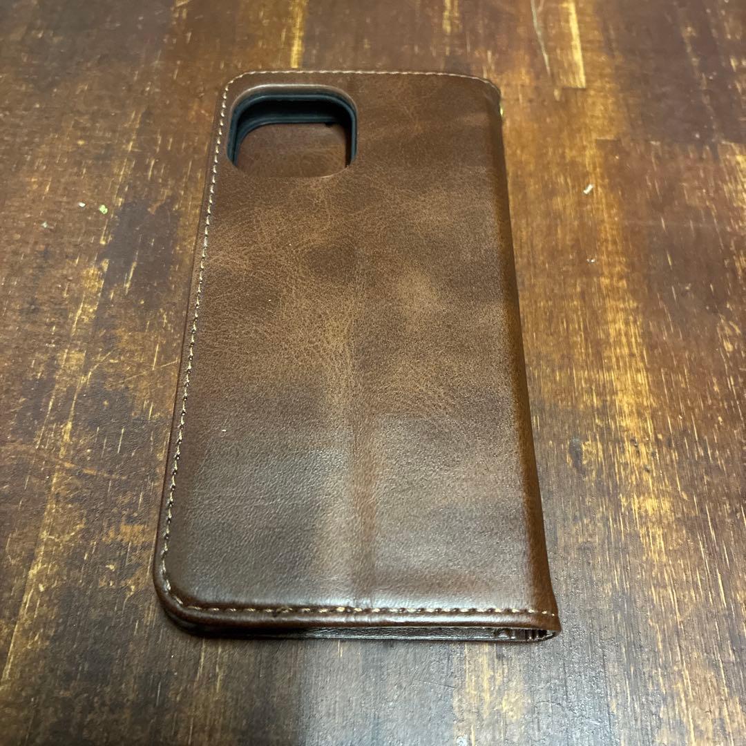 Apple iPhone 13 mini レザーケース付き