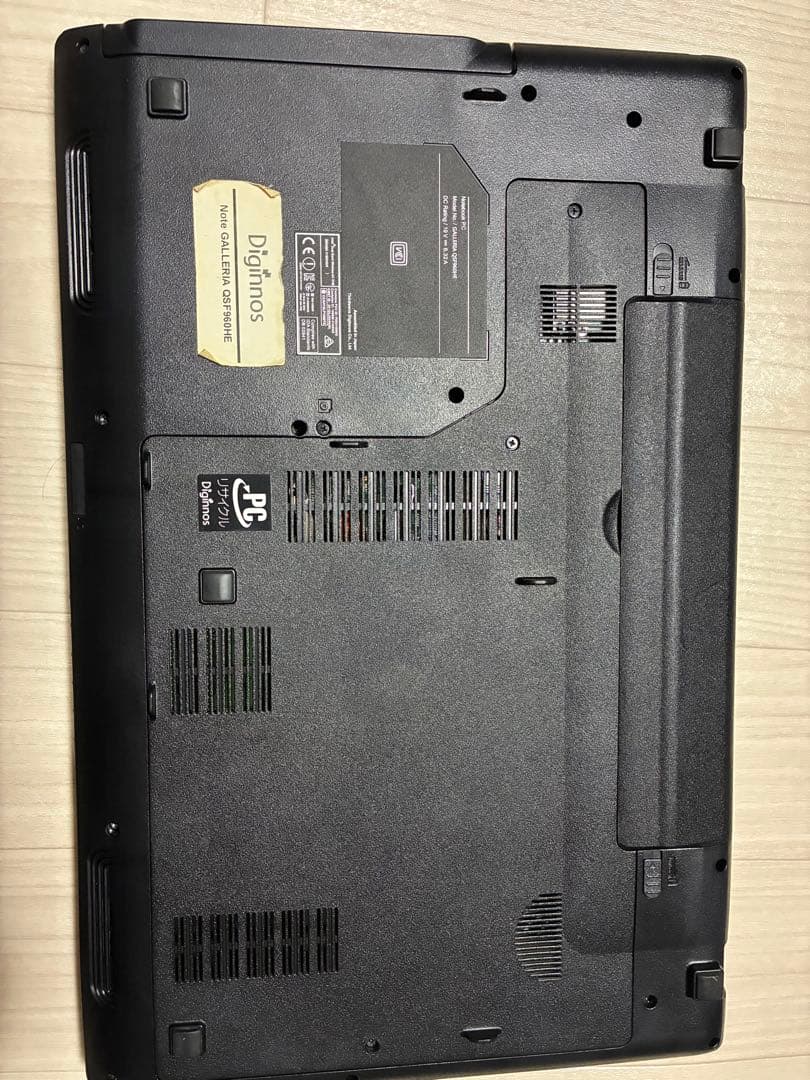 GALLERIA ゲーミングノートPC 本体　QSF960HE