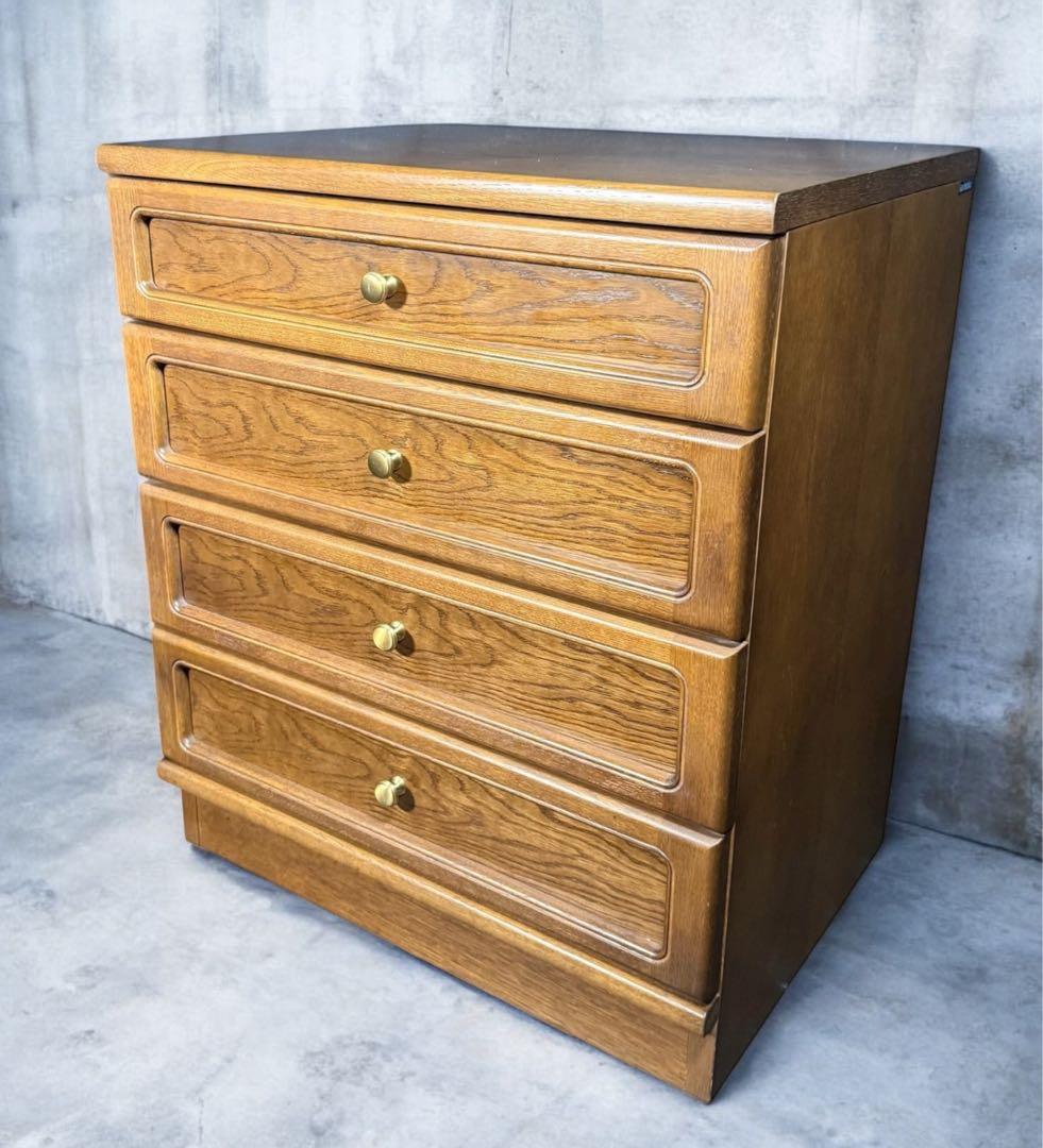 HR868 カリモク　4段　チェスト　4杯　箪笥
