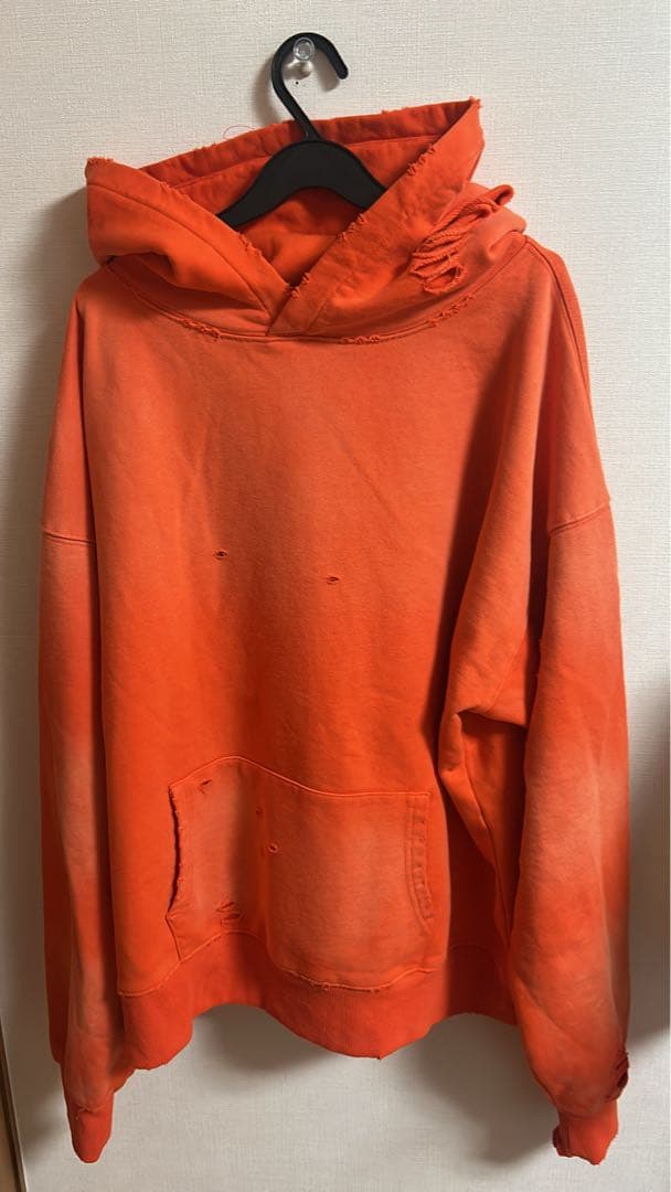 SAINT セントマイケル 25AW ベルベルジン パーカー オレンジ L