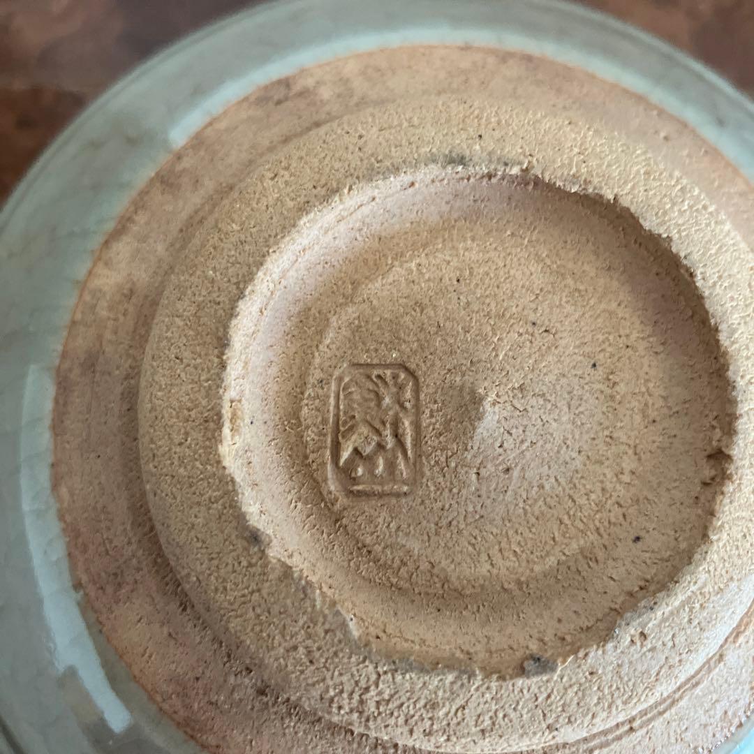 青磁　諏訪蘇山3代目　茶碗①