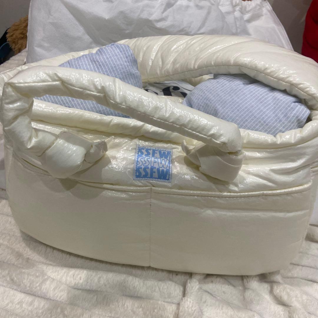 【最終値下げ】SSFW メロウバッグ グロッシー ホワイト ほぼ新品