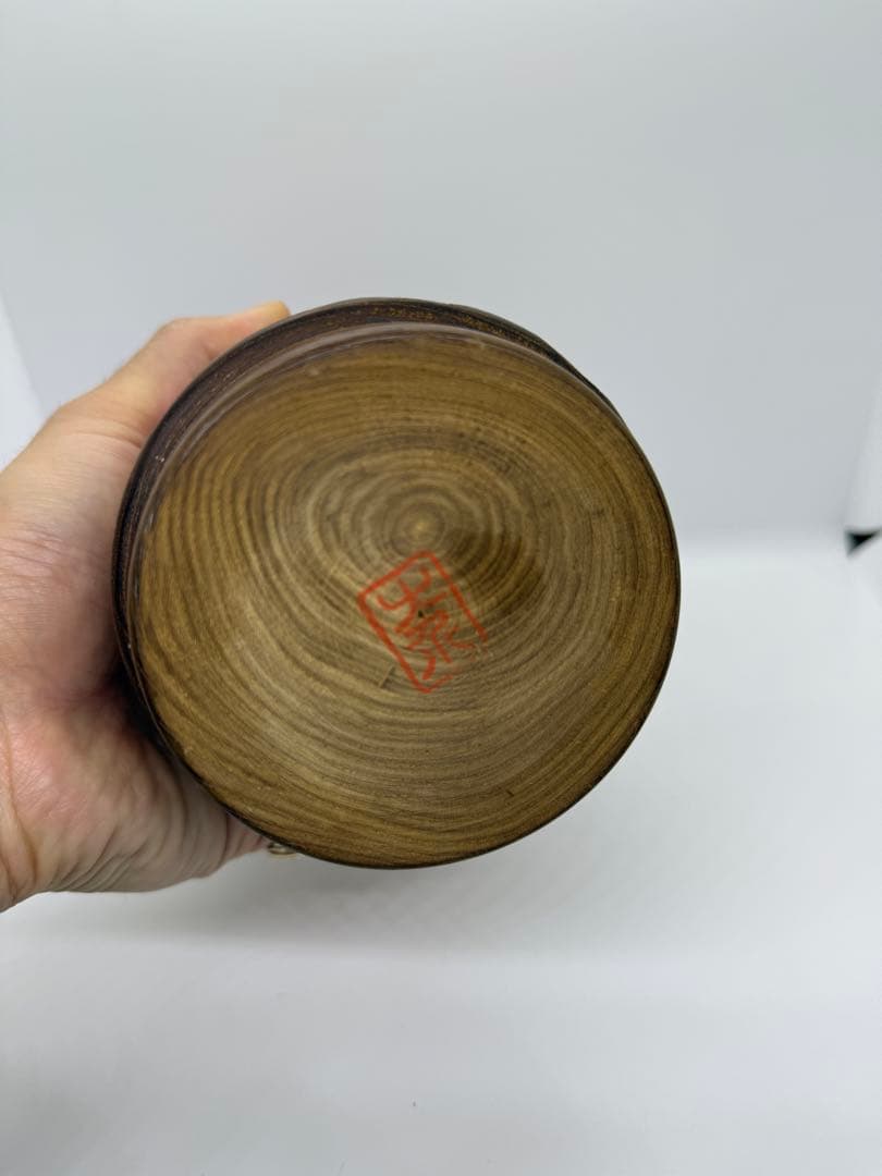 木製 こけし人形 伝統的デザイン 創作こけし　作者あり