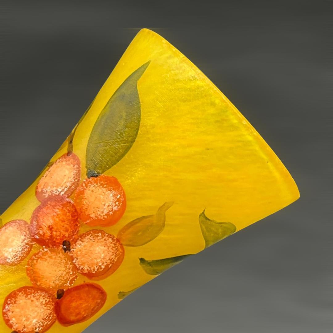 【証明書】ドームナンシー　かわいいサイズ　花器　花瓶　高さ12cm