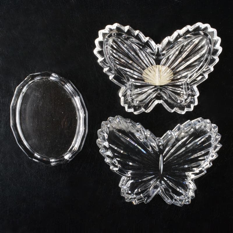 Baccarat　バカラ　クリスタルガラス　小物入　ガラス置物　4点　N6358