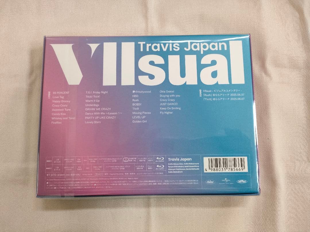 Travis Japan Vllsual Blu-ray 完全生産限定盤