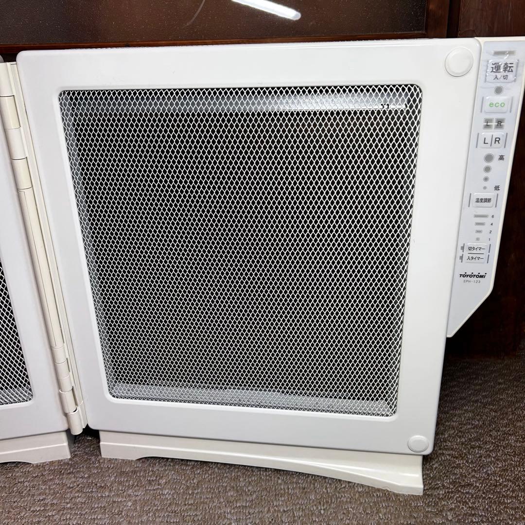 美品 TOYOTOMI 電気パネルヒーター EPH-123省エネ 遠赤外線