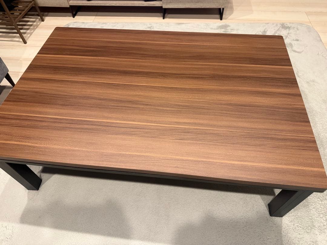 こたつテーブル ライトウッド ダークウッド