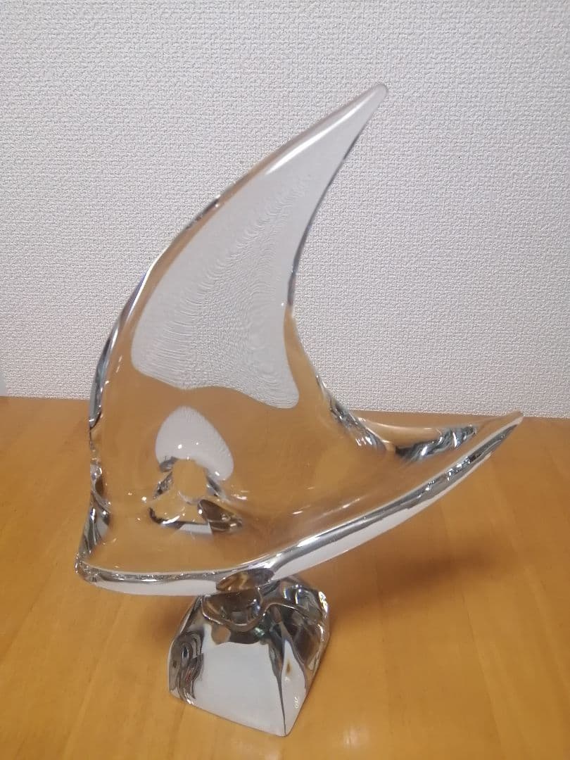Daum Franceドームクリスタル　エンジェルフィッシュ　魚　アンティーク