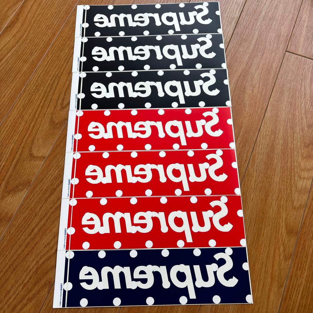 Supreme ステッカー ドット柄　コムデギャルソン　garçons