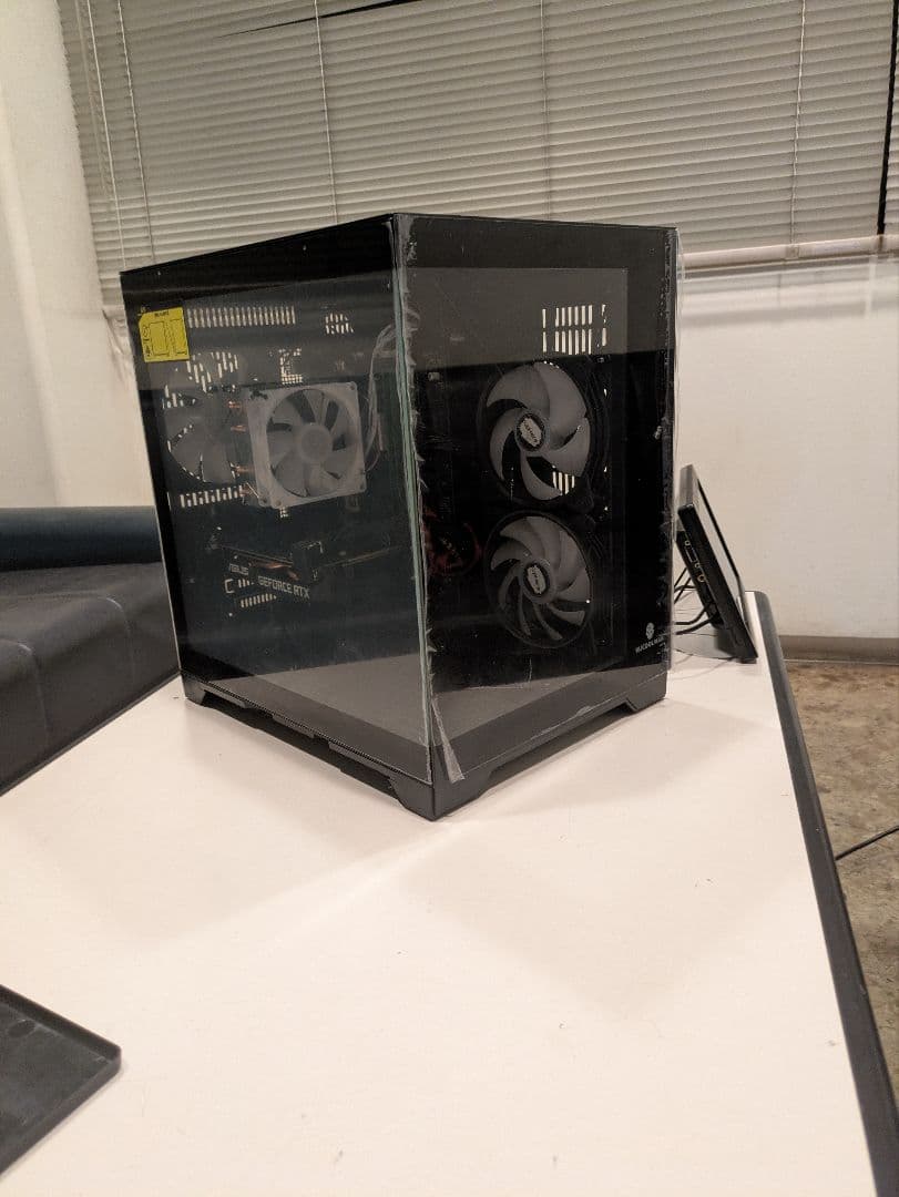 年末特典付intel PC 新品ピラーレスケースARGBファン付