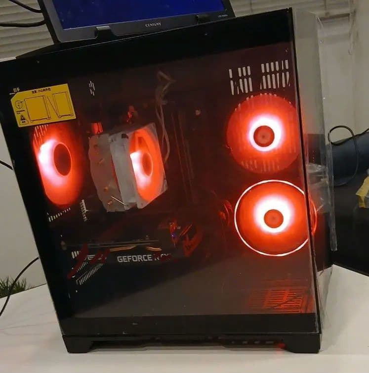 年末特典付intel PC 新品ピラーレスケースARGBファン付