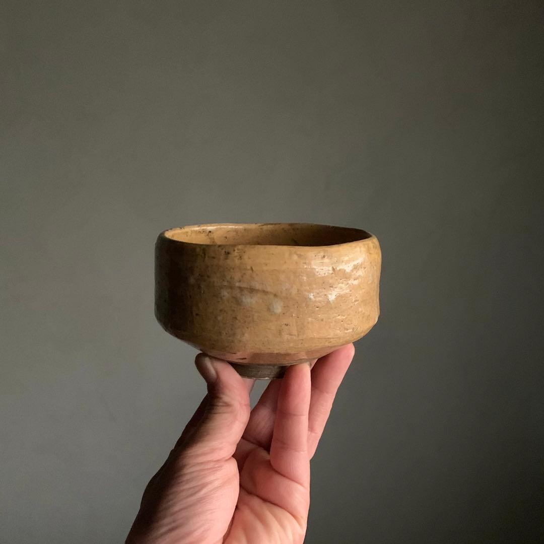 赤膚焼 茶碗 赤膚山銘 茶道具 古道具 アンティーク