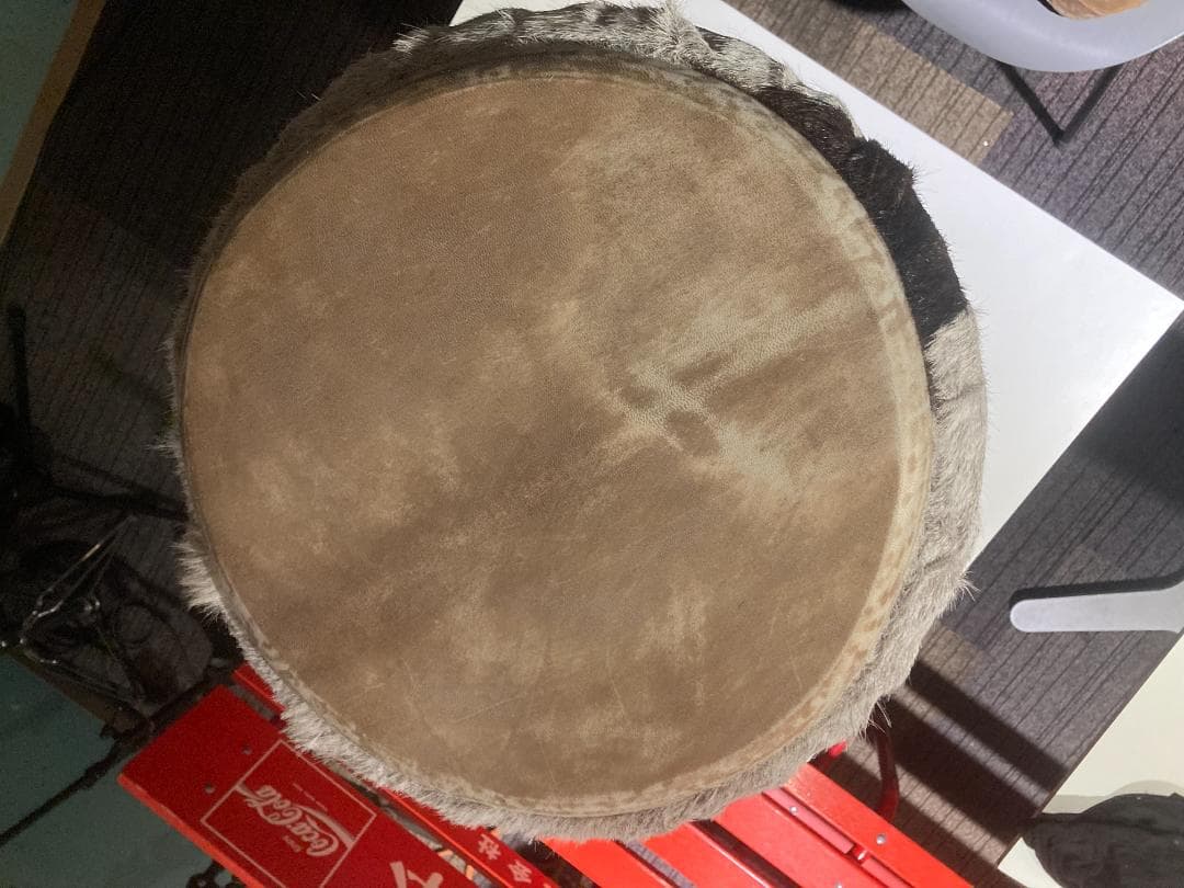 ジェンベ、ジャンベ、Djembe,ジンベ、ギニア製　アカジョ胴材