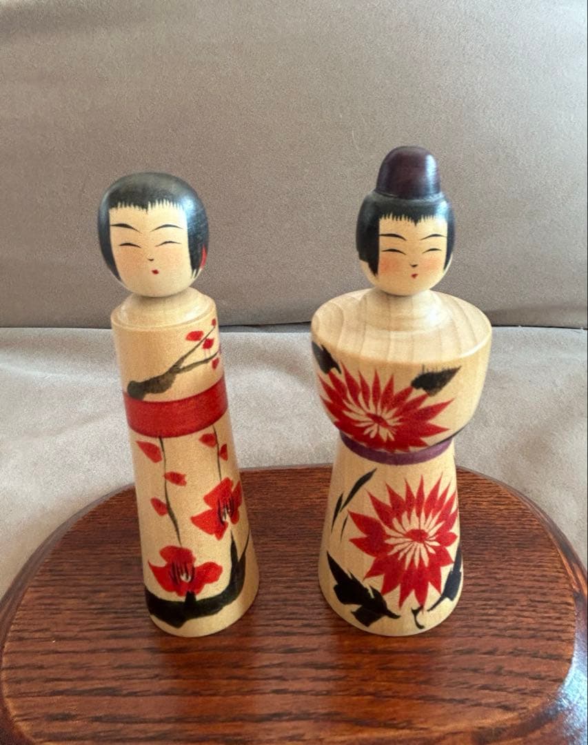 ［美品］こけし雛 柿澤是隆 鳴子こけし