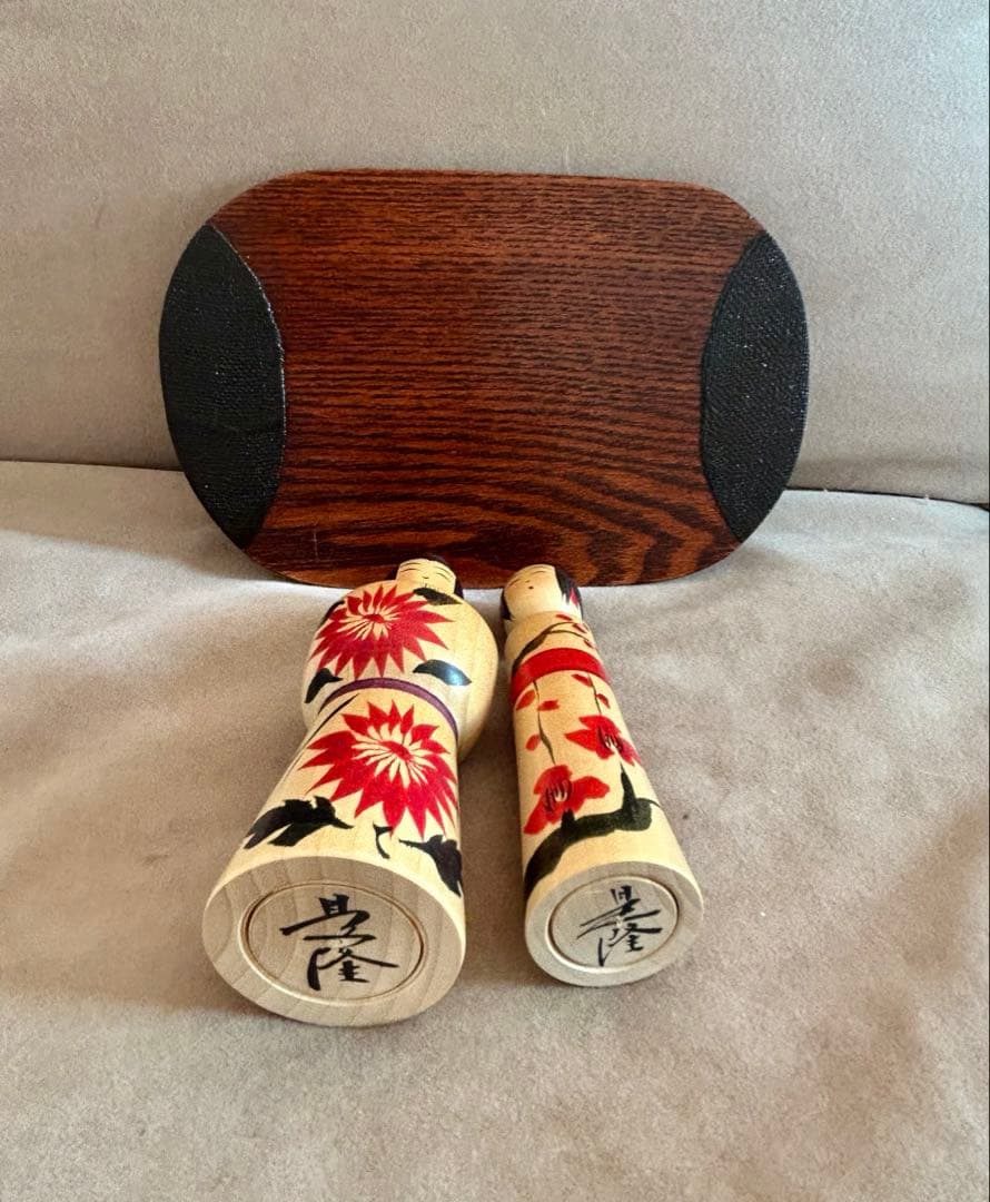 ［美品］こけし雛 柿澤是隆 鳴子こけし