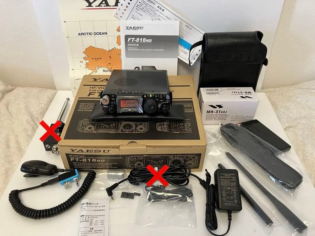 YAESU FT-818ND HF〜430 使用少 美品 スピーカーマイク付