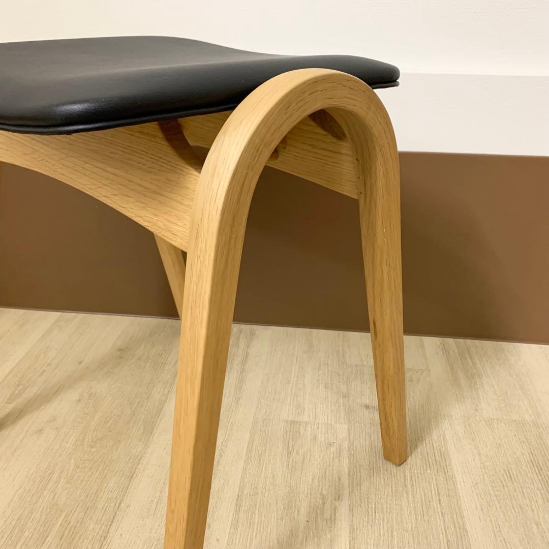 【極美品】② 秋田木工 スタッキングスツール 剣持勇 IDC 大塚家具 北欧