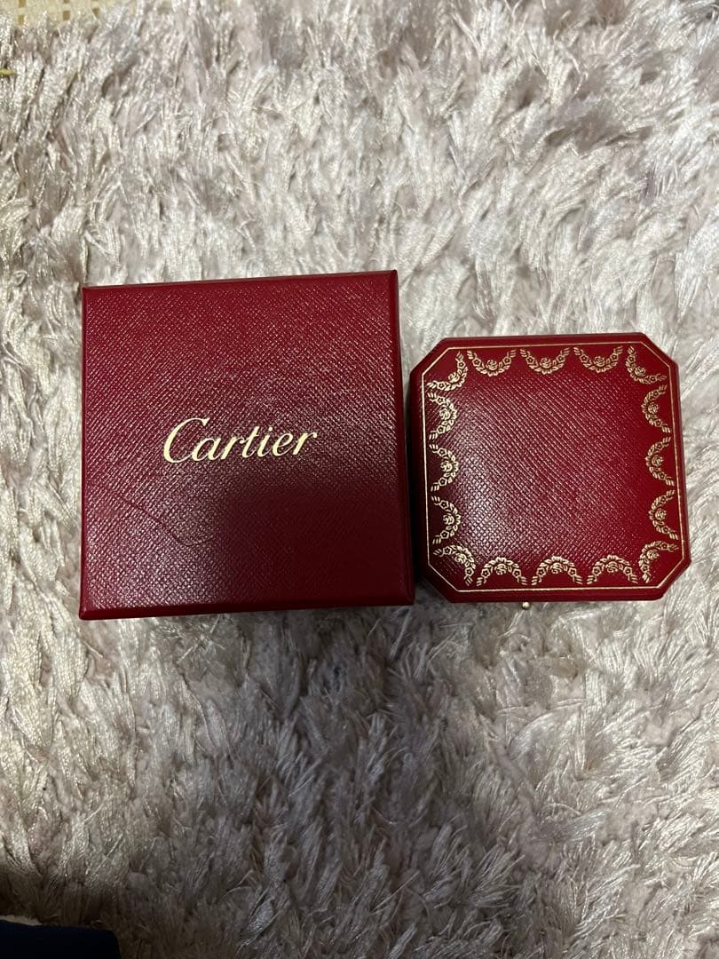 Cartier ミニラブリング ホワイトゴールド 専用ボックス付き　５２