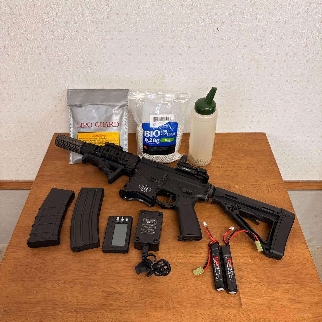 ● 美品 BOLT PMC-Q B.R.S.S.サイレンサーセット 電動ガン