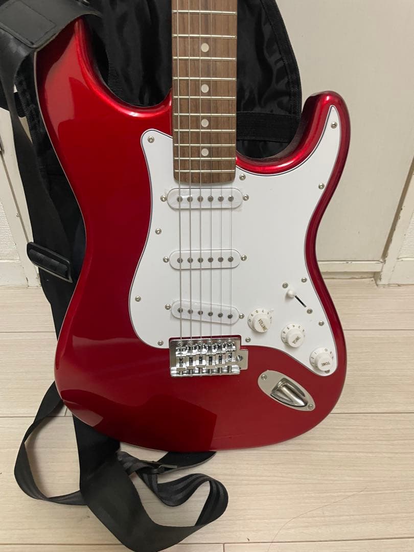 Legend ストラトタイプ キャンディアップルレッド 赤