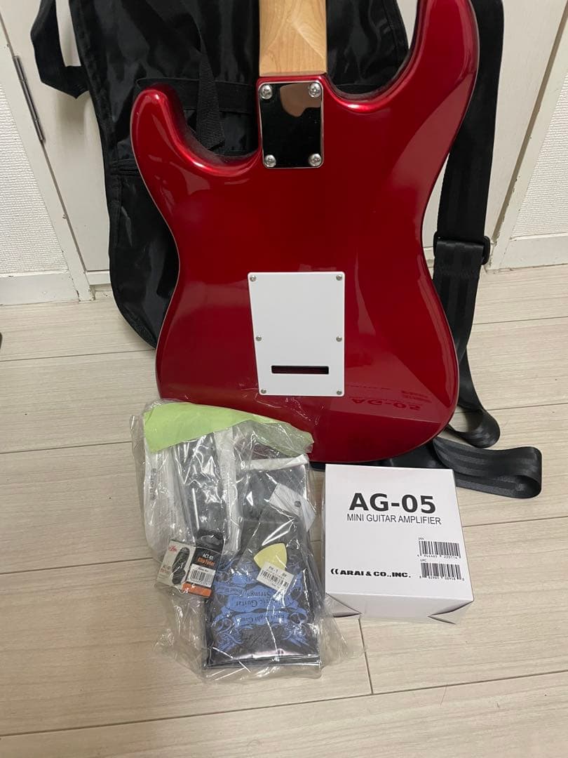 Legend ストラトタイプ キャンディアップルレッド 赤