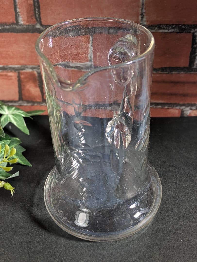 イギリス アンティーク ガラス製 ウォーターピッチャー ジャグ