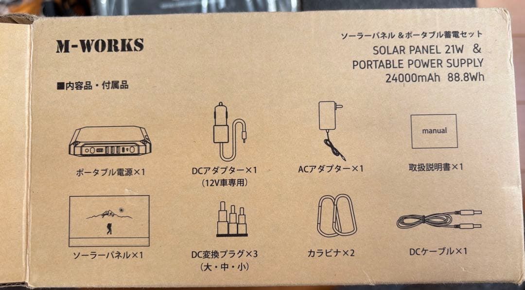 ソーラパネル&ポータブル電源セット