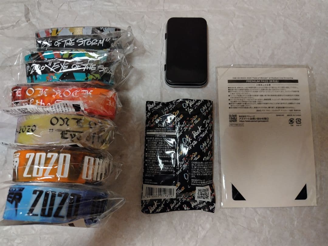 ONE OK ROCK ワンオクロック ラバーバンド 缶ケース グッズセット