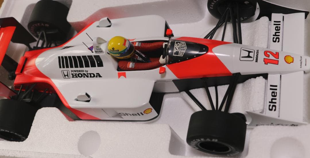 超貴重ビックスケール１／12　マクラーレン・ホンダMP4／4 セナ・コレクション