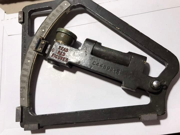 1944年　米軍　砲兵　象限儀　動作品