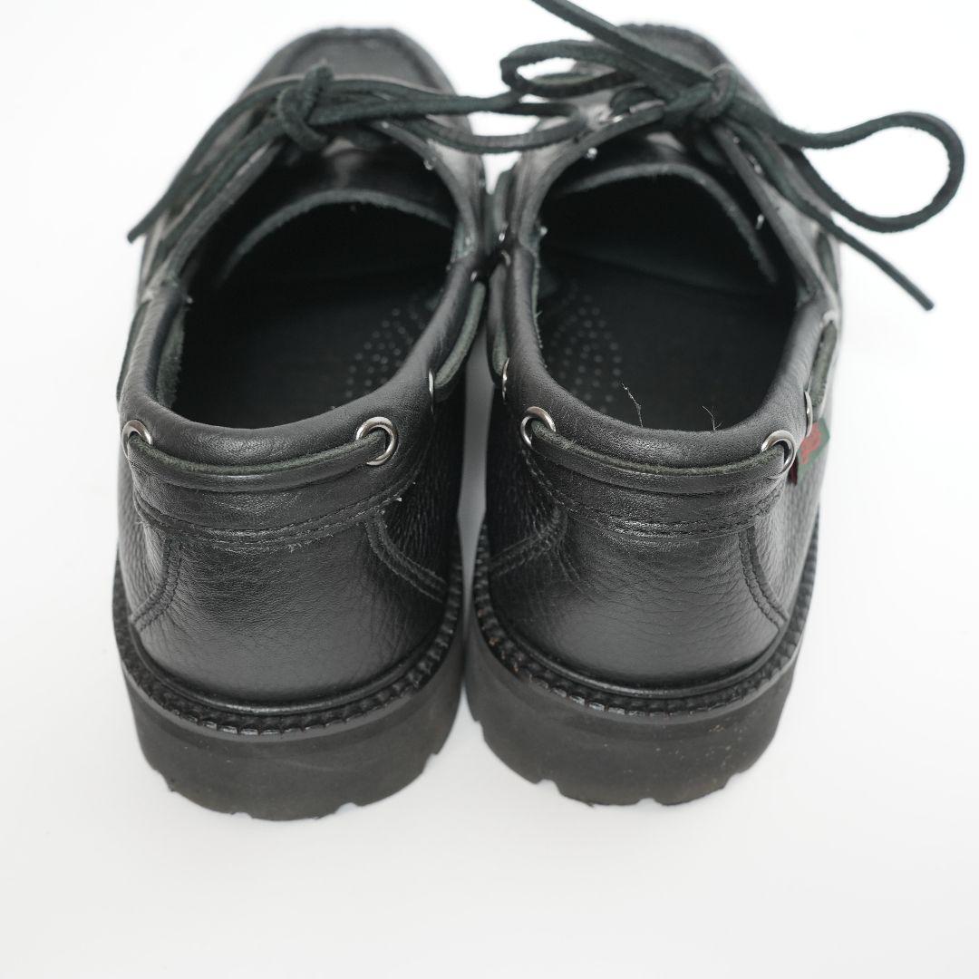 未使用級✨バーニーズニューヨーク×ジーエイチバス レザーデッキシューズ　27cm