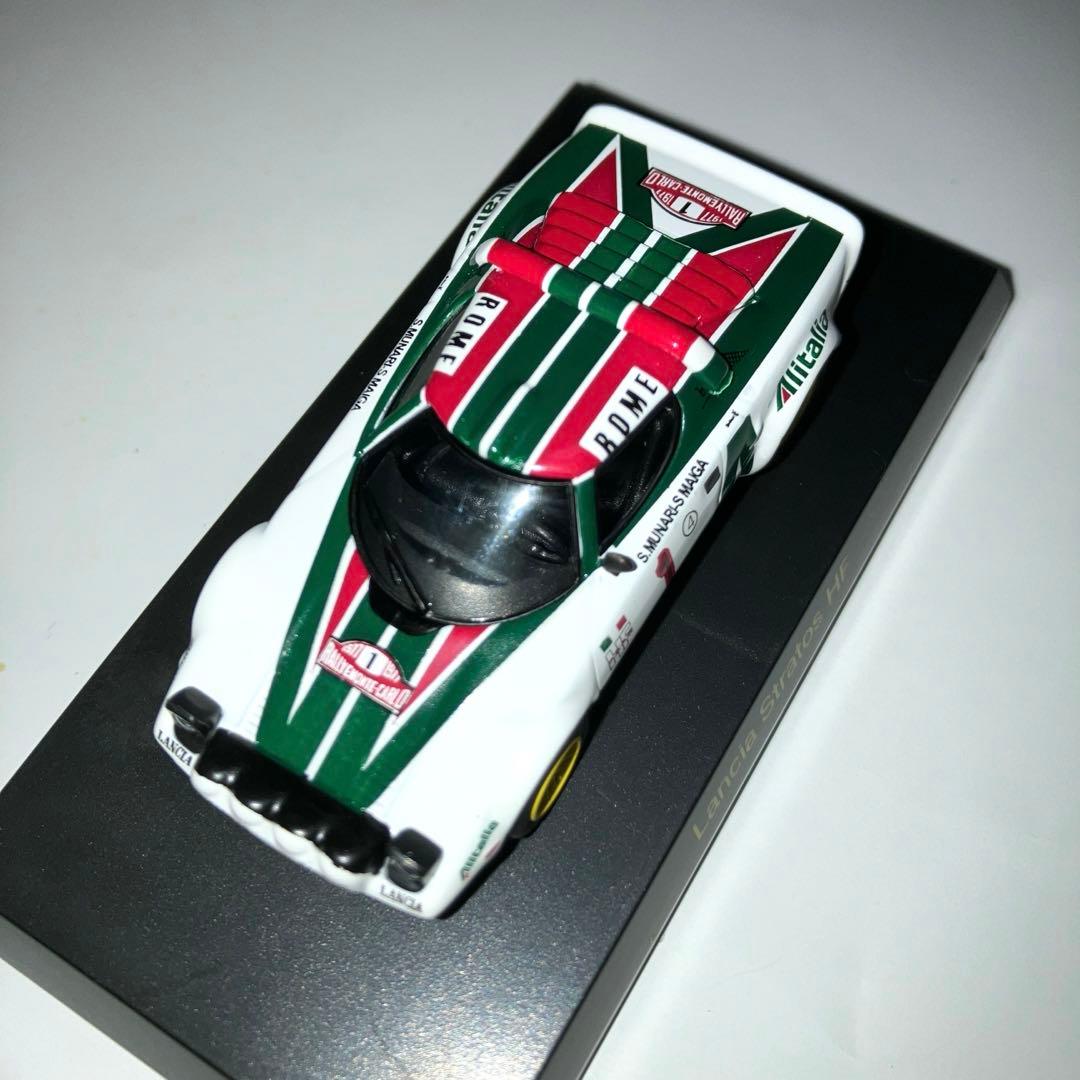 ￼LANCIA STRATOS 1/64 3台セット➕缶コーヒー付録ミニカー１台