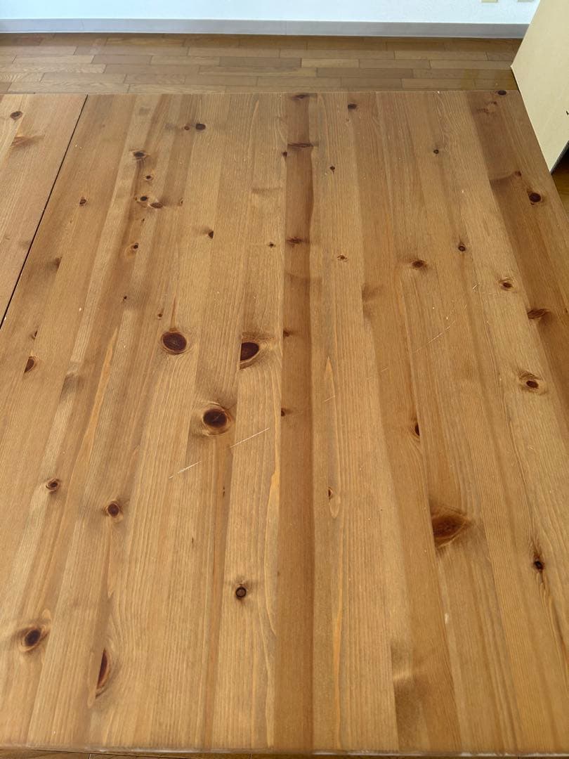 IKEA イケア 伸長式 ダイニングテーブル 無垢材　STORNAS　廃盤