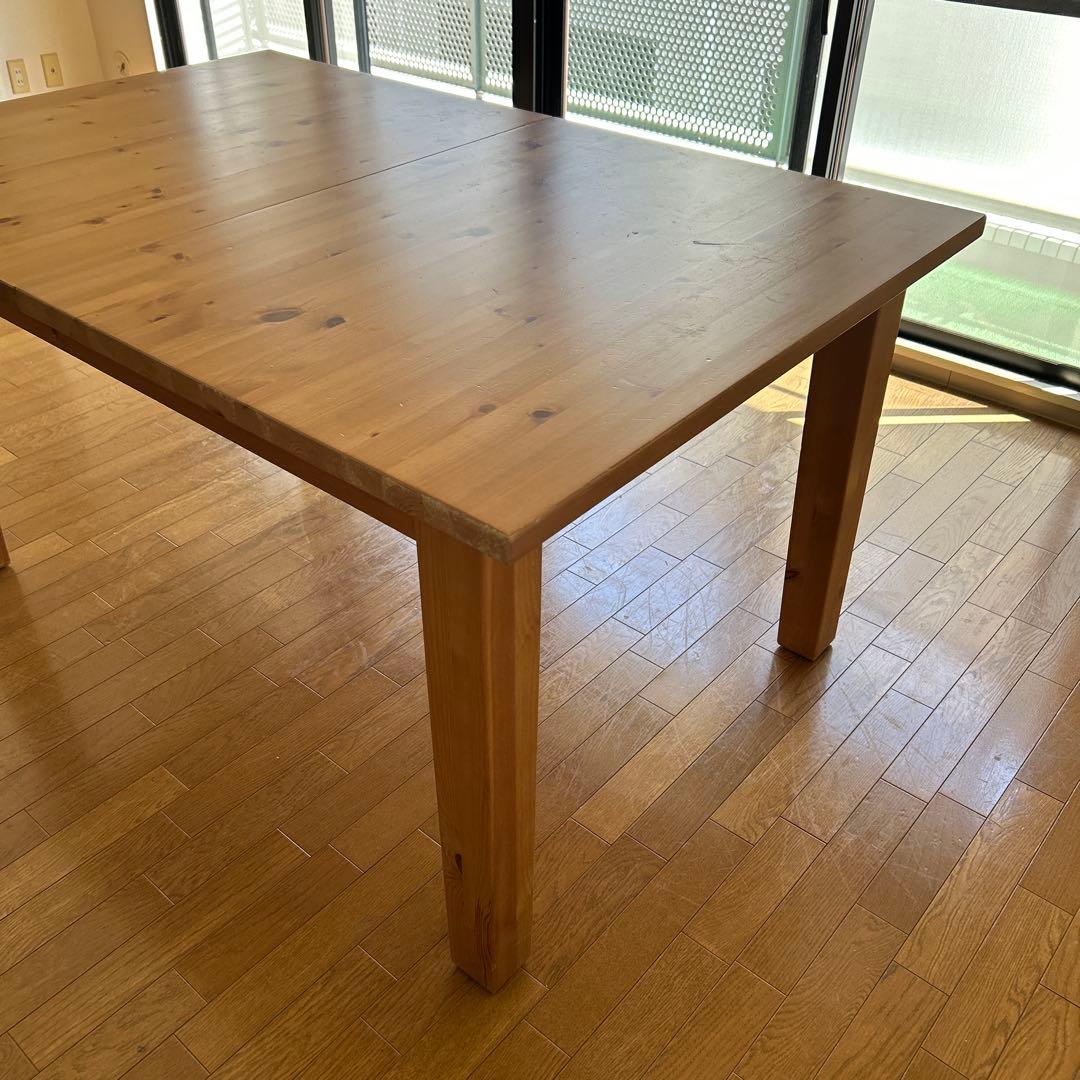 IKEA イケア 伸長式 ダイニングテーブル 無垢材　STORNAS　廃盤
