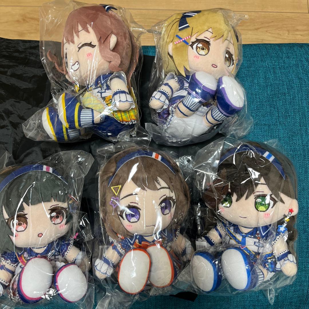 グッスマ バンドリ Poppin'Party ぬいぐるみ 5種 コンプセット