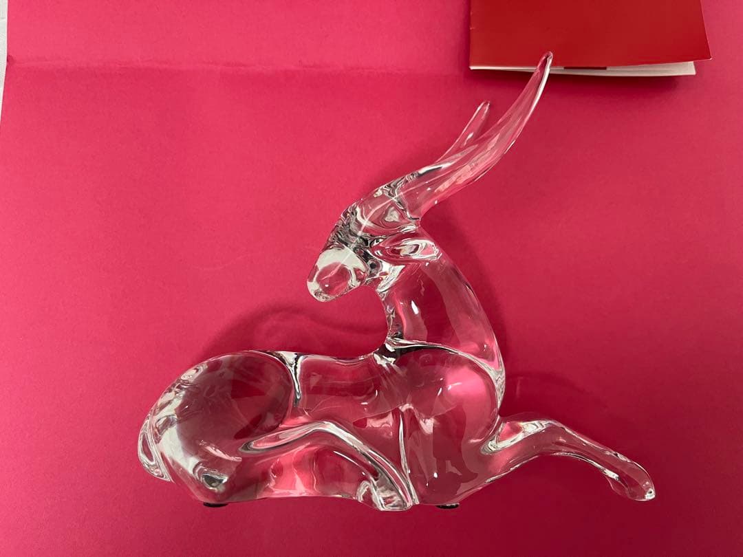 【即決価格】BACCARAT バカラ 鹿の置物 インテリア