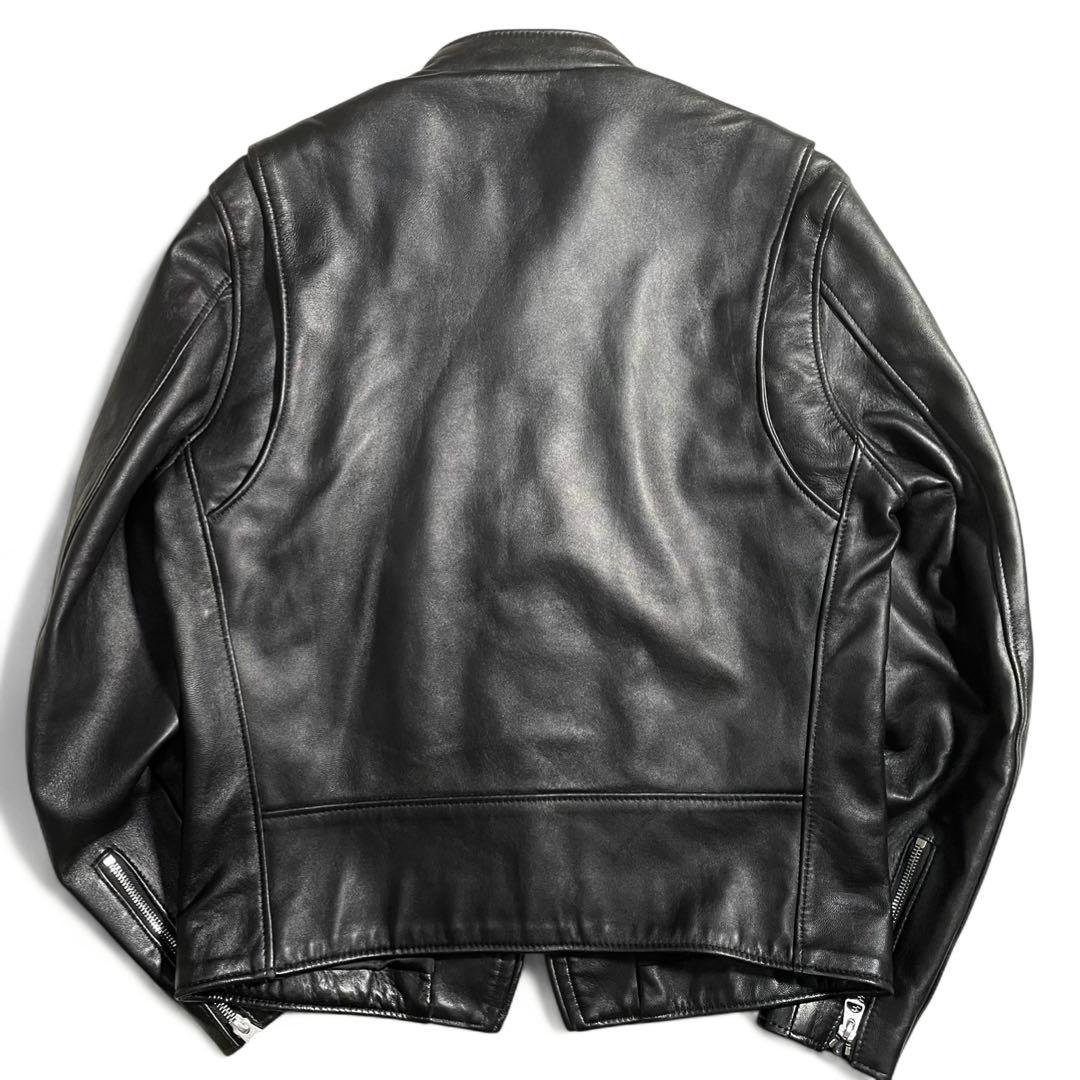 美品 ショット ラムスキン ライダースジャケット 241xx